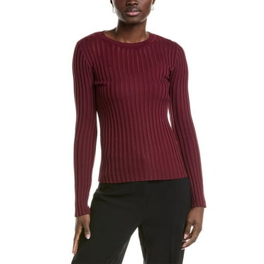 T Tahari womens  Rib Sweater, m, Red