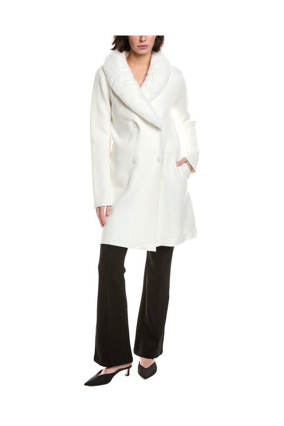 womens Stitched Jacket, s, White