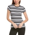 thumbnail image 1 of T Tahari womens  Striped Top, s, Black, 1 of 3