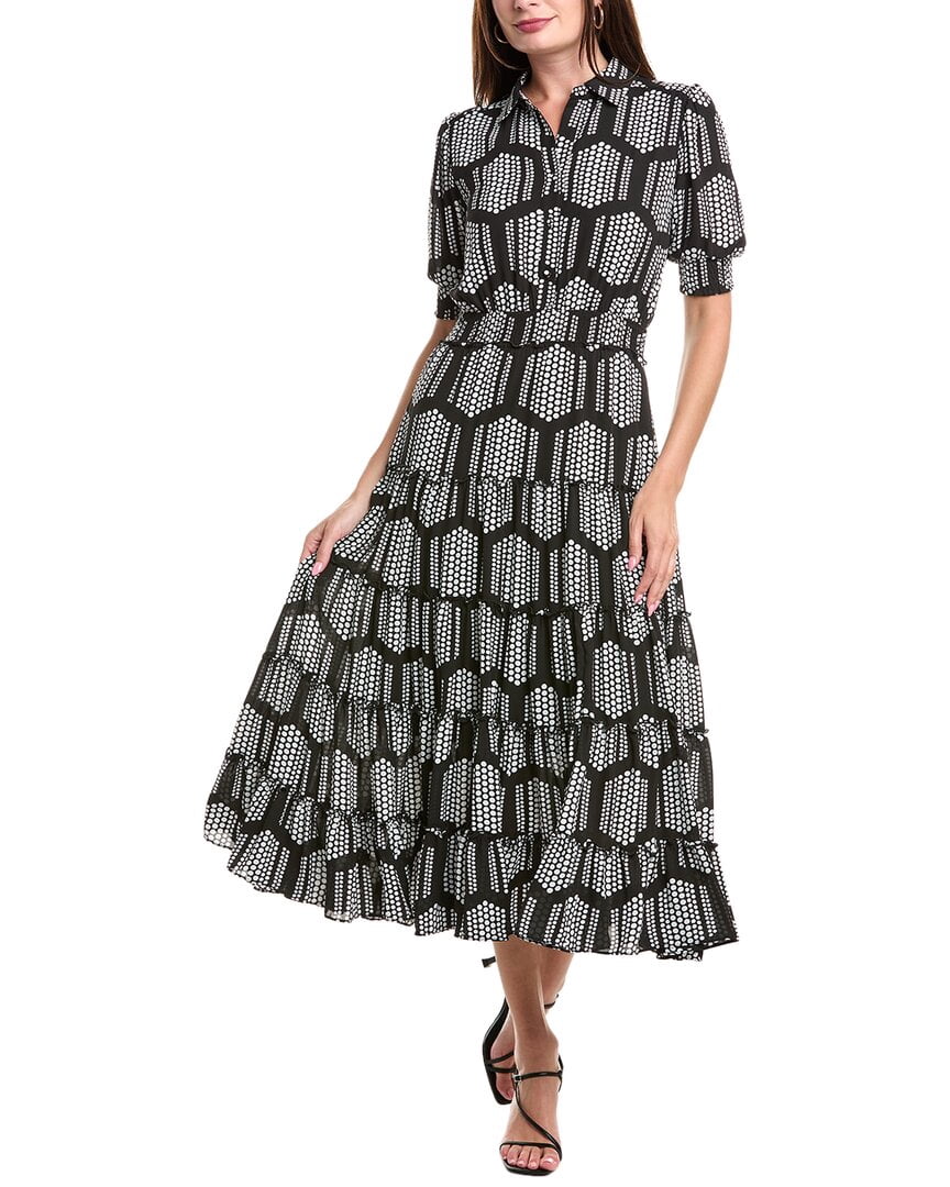 tahari maxi dresses Elie Tahari Women's The Sonja Garden Escape Maxi Dress - Garden Escape