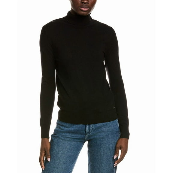 T Tahari womens  Turtleneck Sweater, m, Black