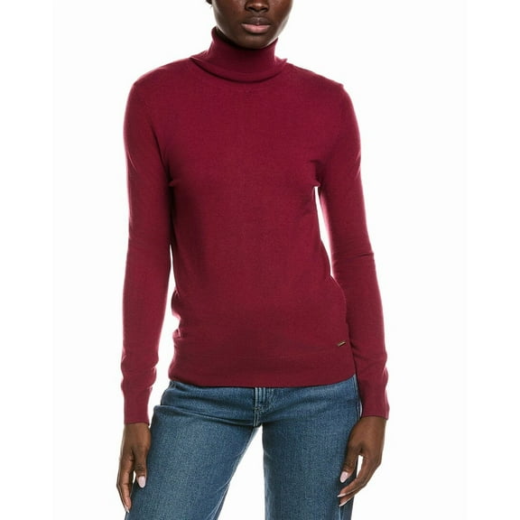 T Tahari womens  Turtleneck Sweater, m, Red