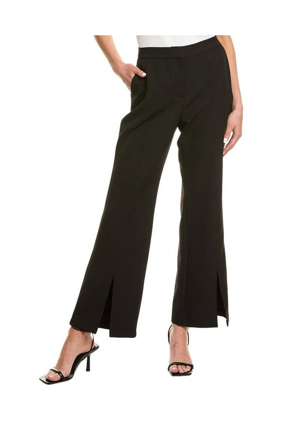 womens Wide-Leg Pant, 10, Black