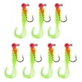 thumbnail image 1 of T-Tail Swimbait Soft Plastic Fishing Lures with Scent 1g-4g Lead Head Hook Tail Tail, 1 of 6