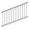 TTop Stair Rail Kit White with Square Balusters (8 ft. x 36 in
