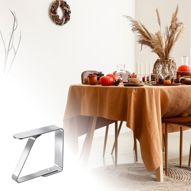 T Track Clamps Stainless Steel Tablecloth Clips For Picnic Tables Large