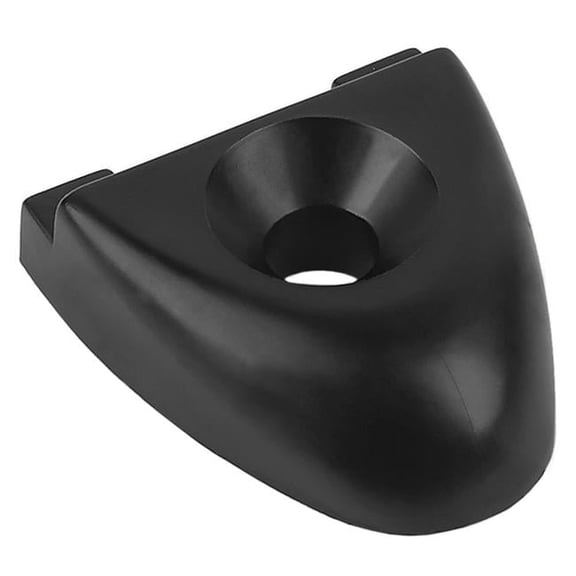 T-Track Endstop for 1 in. Track, Black