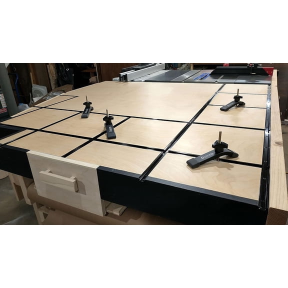 T Tracks 36 Inch for Woodworking by STYLE, Double-Cut Jig Universal T-Tracks with Predrilled Mounting Holes (36 Inch 6 Pack)