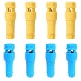 thumbnail image 1 of T-Type Piercing Terminal, 8/24/48PCS Quick Splice Wire Terminals, Wire Connector Nut Kit, Solderless 2 Pin Power Plug Wire Connectors for RV/BVR Stranded Hard Soft Wires (Blue + Yellow,8PCS), 1 of 8