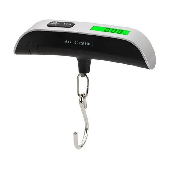 T-Type Portable Digital Luggage Scale – 50kg/110lb High-Precision Travel & Shopping Scale