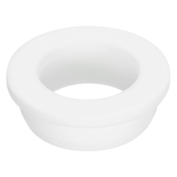 T Type Rubber Grommet Mount Dia 41.3mm ID 30mm Seal Protection Flexible Hole Plugs for Cable Pipe White