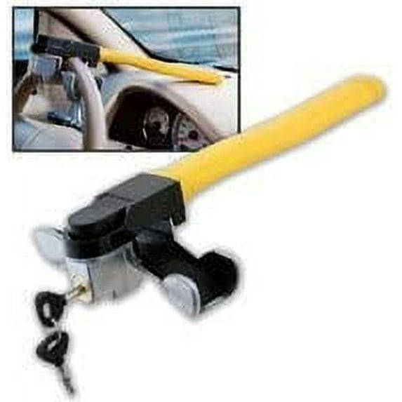 T Type Security Car Auto Anti Steering Wheel Lock w Keys Heavy Duty Protection