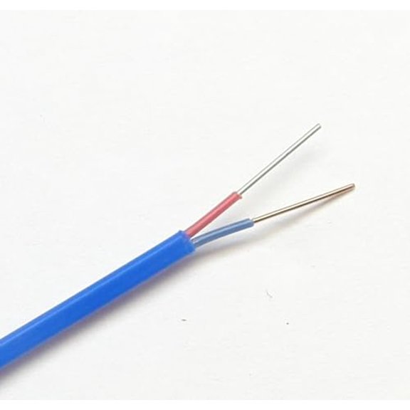 T-Type Thermocouple Wire AWG 24 Solid Wire w. High Temperature PFA Fluoropolymer Plastic Insulation - 10 yd$$Tools