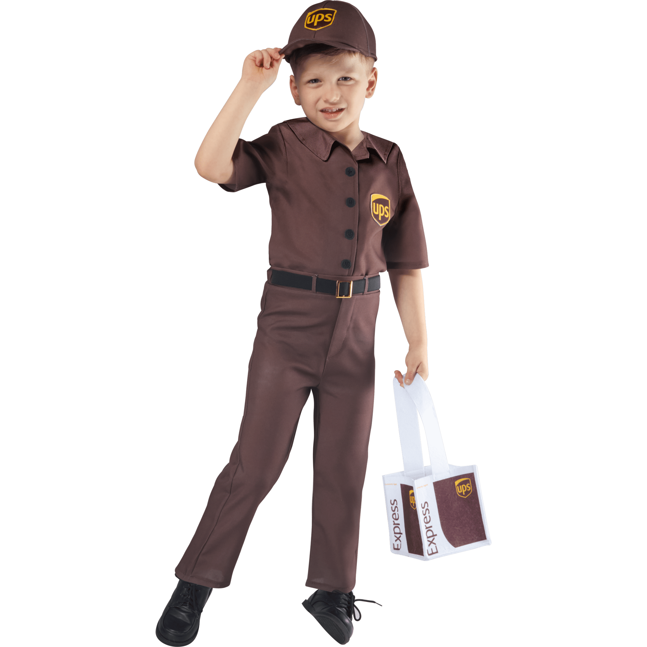 UPS Halloween Costume for Toddler, Size 3-4T, by Rubies