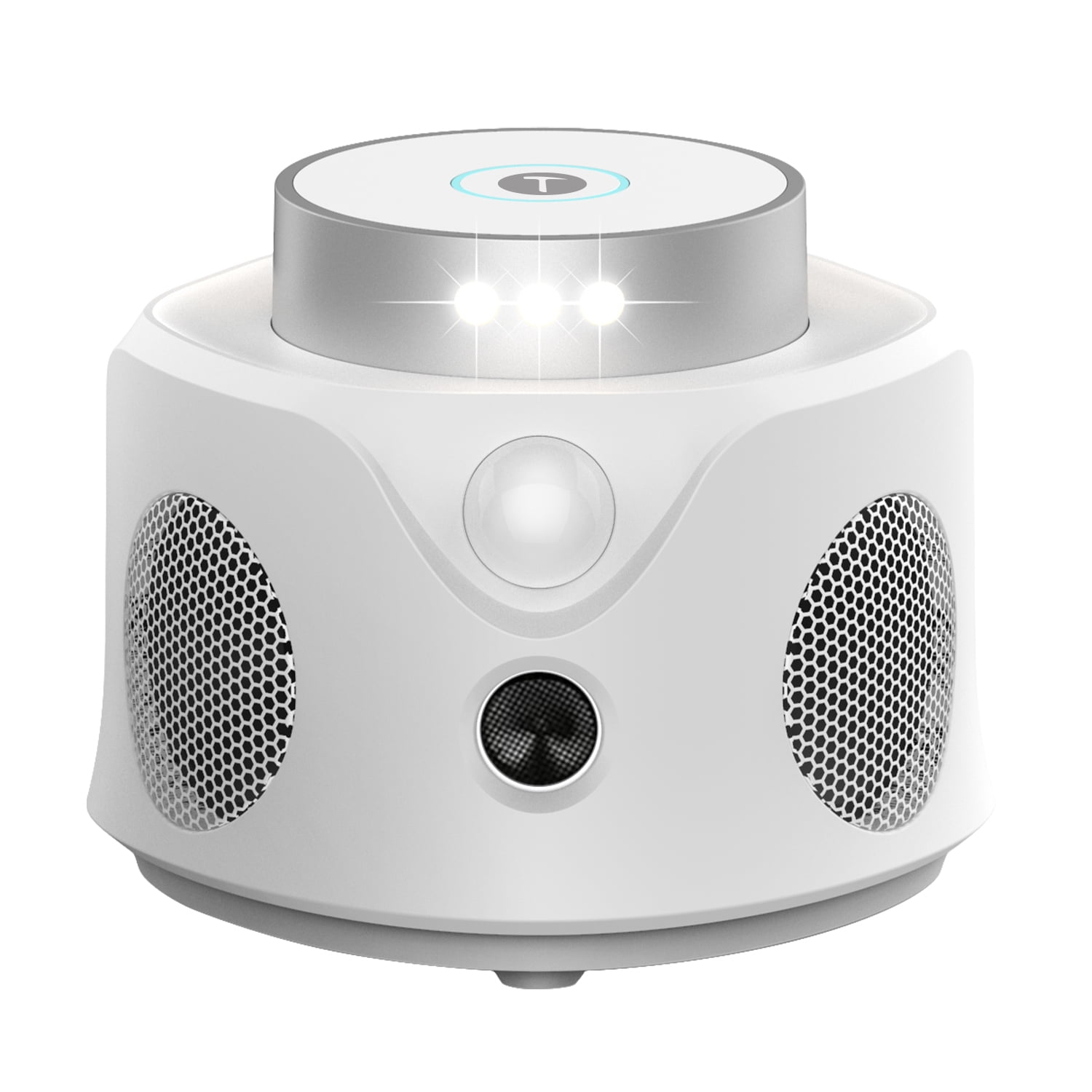 T Ultrasonic Rodent and Squirrel Repellent with Ultrasound Waves and LED Strobe Lights, Safe for Kids and Pets