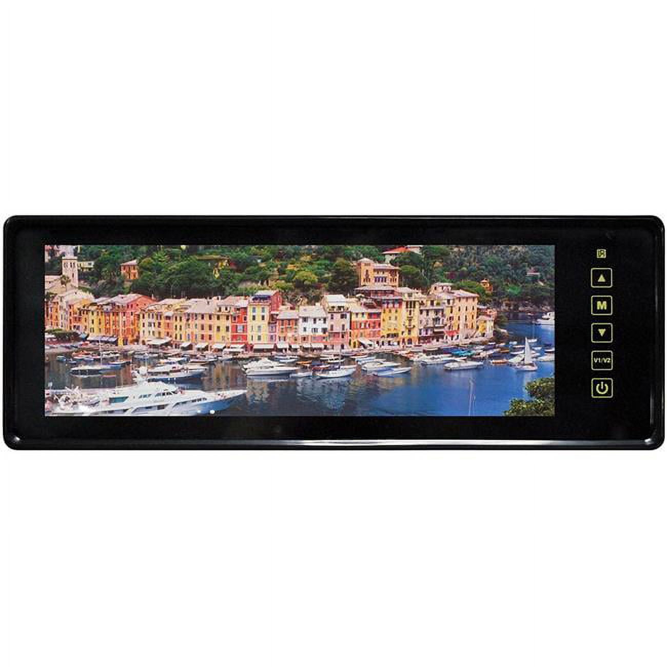 T-View RV808C 8.8 in. TFT Monitor Built in Rear View Mirror Back up ...