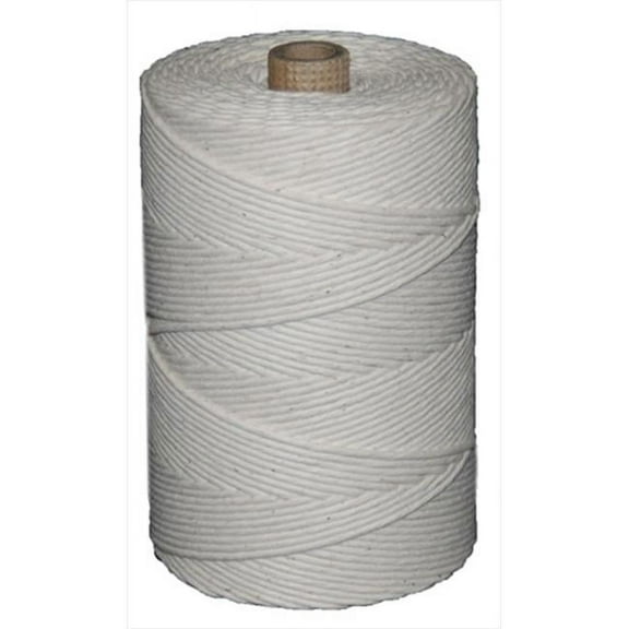 T.W. Evans Cordage 09-601 Number 60 Polished Beef Cotton Twine with 1 Pound Tube with 610 ft.