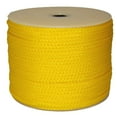 thumbnail image 1 of T.W. Evans Cordage 27-401 .3125 in. x 250 ft. Hollow Braid Polypro Rope in Yellow, 1 of 1