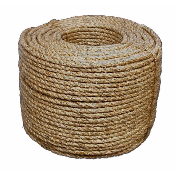 T.W. Evans Cordage 30-057 .625 in. x 300 ft. Pure Number 1 Manila Rope