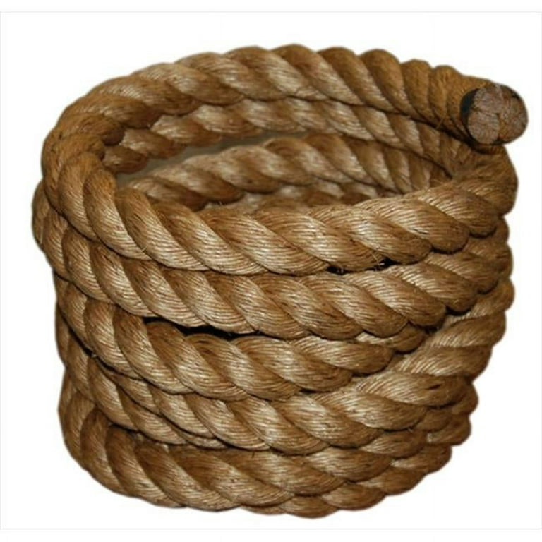 T.W. Evans Cordage 30-096-50 2 in. x 50 ft. Pure Number 1 Manila