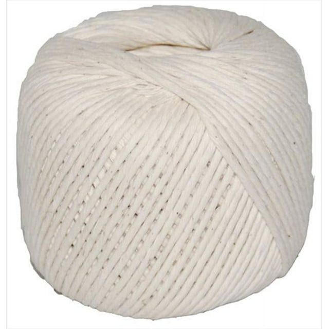 T.W . Evans Cordage #36 POLISHED BEEF COTTON TWINE 400' BALL