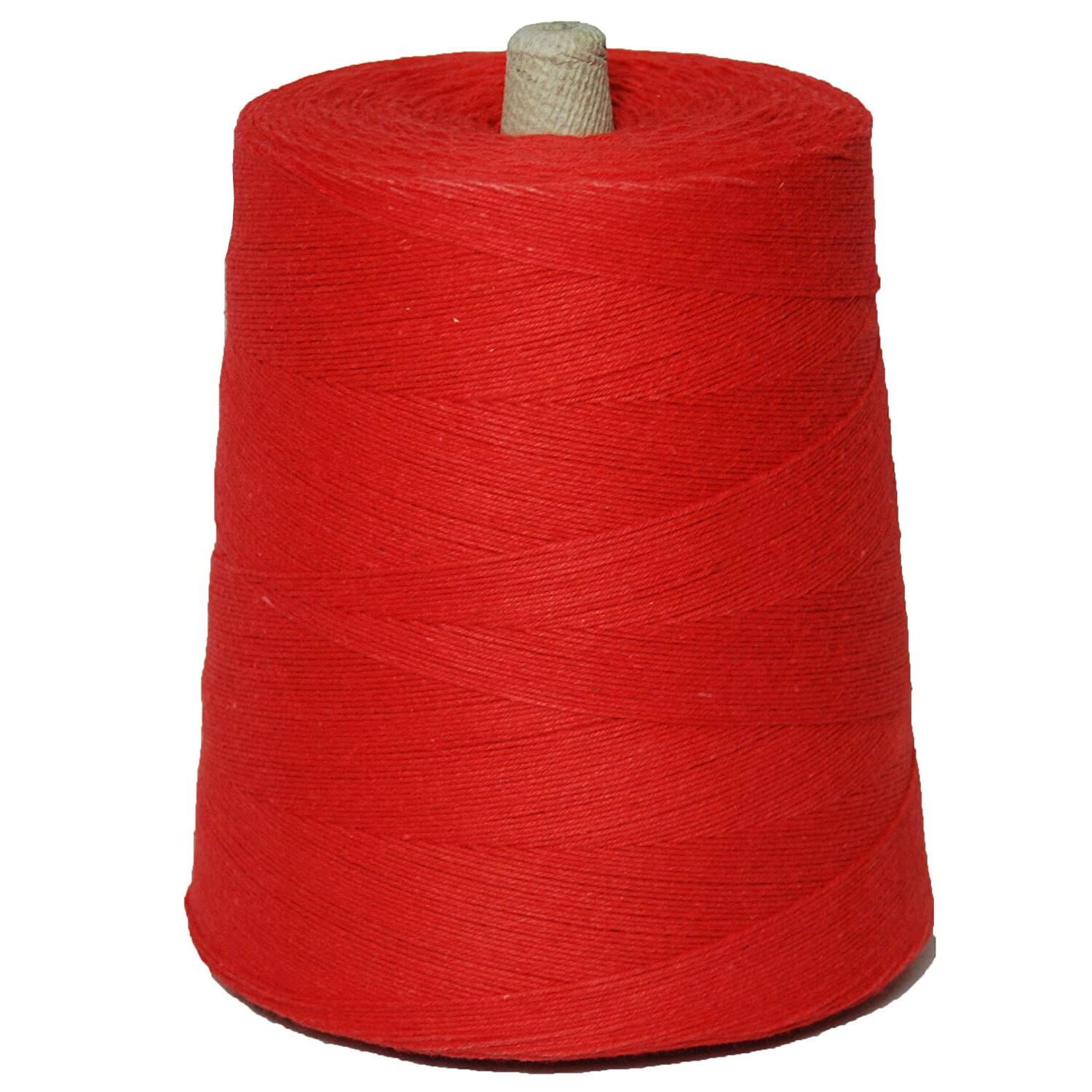 T.W Evans Cordage Poly Cotton Twine - 2-Pound Cone, 9600 Feet, 4-Ply Strength