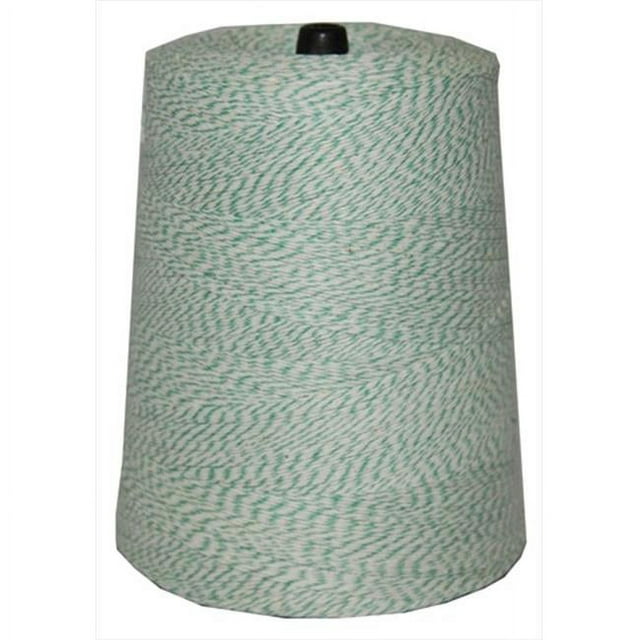T.W. Evans Cordage  4 Poly Variegated 2 Pound Cone with 9600 ft. in Green and White