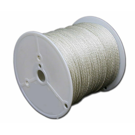T.W. Evans Cordage 47-120 .375 in. x 500 ft. Solid Braid Polyester Rope