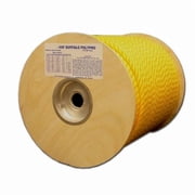 T.W Evans Cordage 80-035 5/8-Inch by 600-Feet Buffalo Twisted Polypro Rope, Yellow