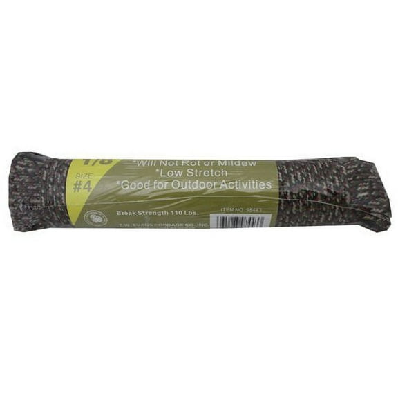 T.W. Evans Cordage Co., Inc. POLY PRO CAMO CORD (1/8) 50FT