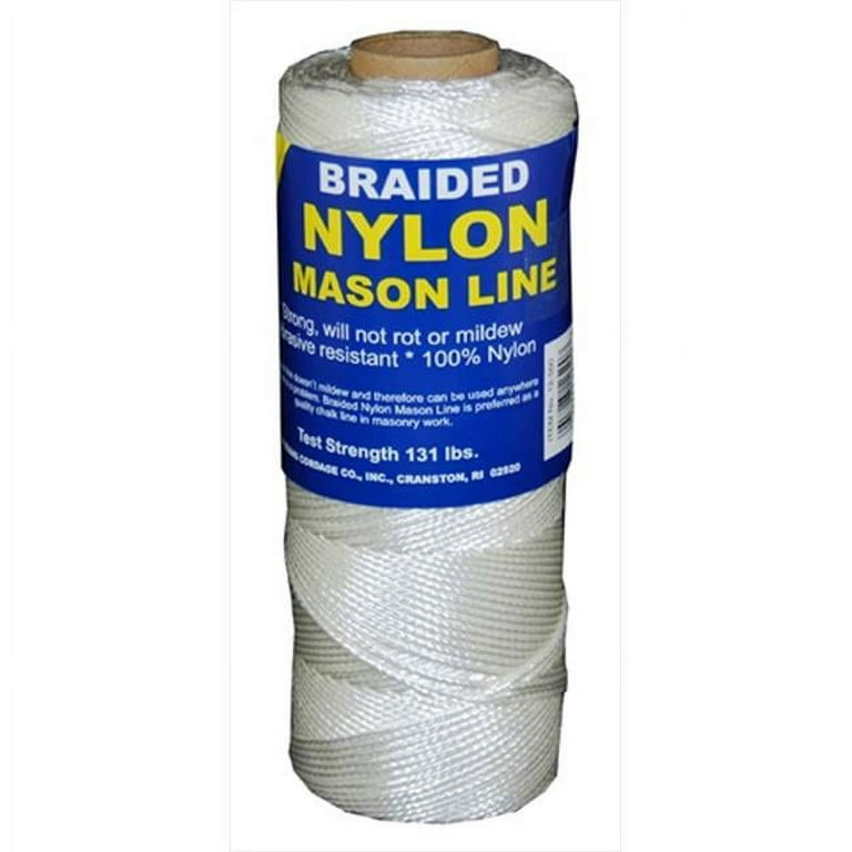 t.w Evans Cordage 12-000 Number-1 Braided Nylon Mason Line, 1000-Feet