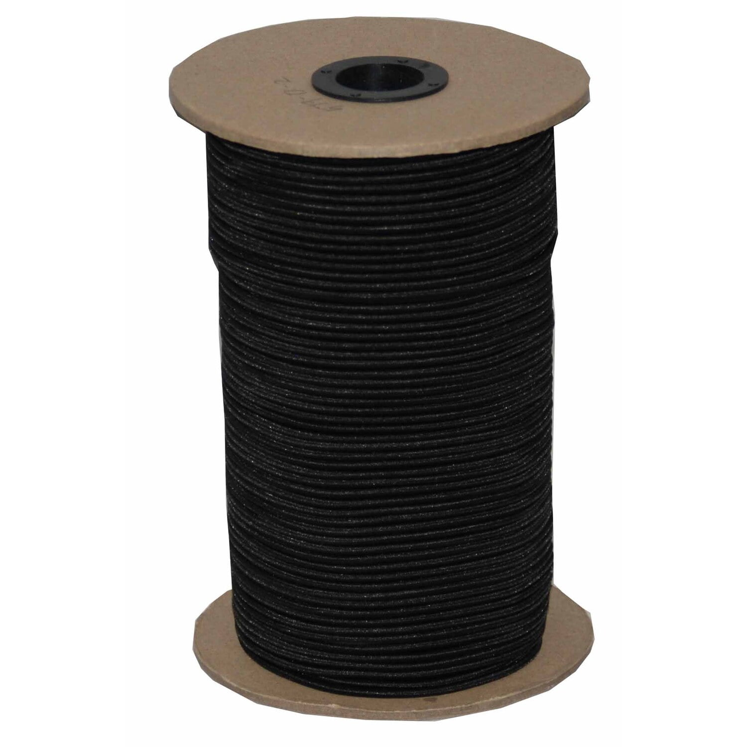 T.W. Evans Cordage SC-308300B .375 in. x 300 ft. Black Elastic Bungee Shock Cord in Black