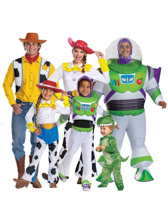 Disney Toy Story Woody Halloween Family Matching Costume for Children, Toddlers Size 2T, by Disguise