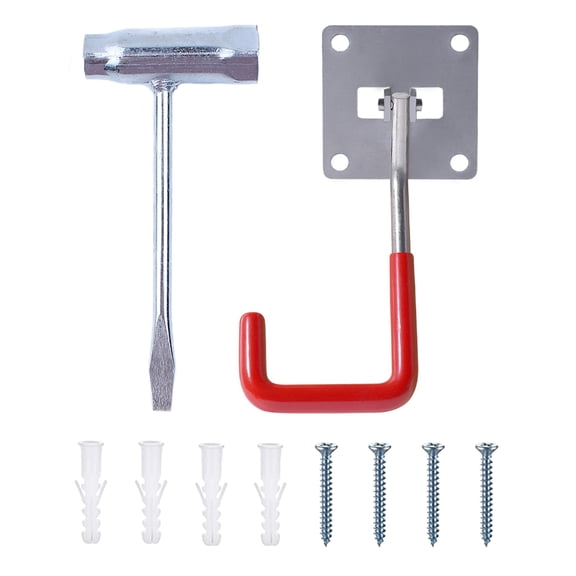 T-Wrench for Spark Plug Chainsaw Adjustable Wall Mount Storage Holder Hooks