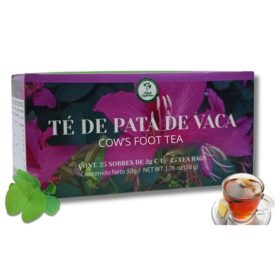 T de De Pata De Vaca (Cow's foot Tea) 100% Natural, Vegan | 25 Tea Bags| High Supreme
