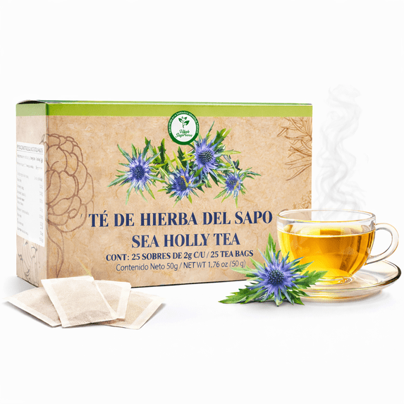 Té de Hierba del Sapo (Mexican Thistle Tea) - 25 Bags - 100% Natural, Vegan - Hecho en Mexico