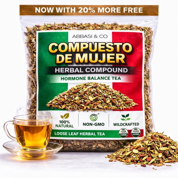 T de Mujer (Womens Herbal Tea) Hormone Balance tea Traditional Loose Leaf Botanical Blend Caffeine-Free Herbal Infusion