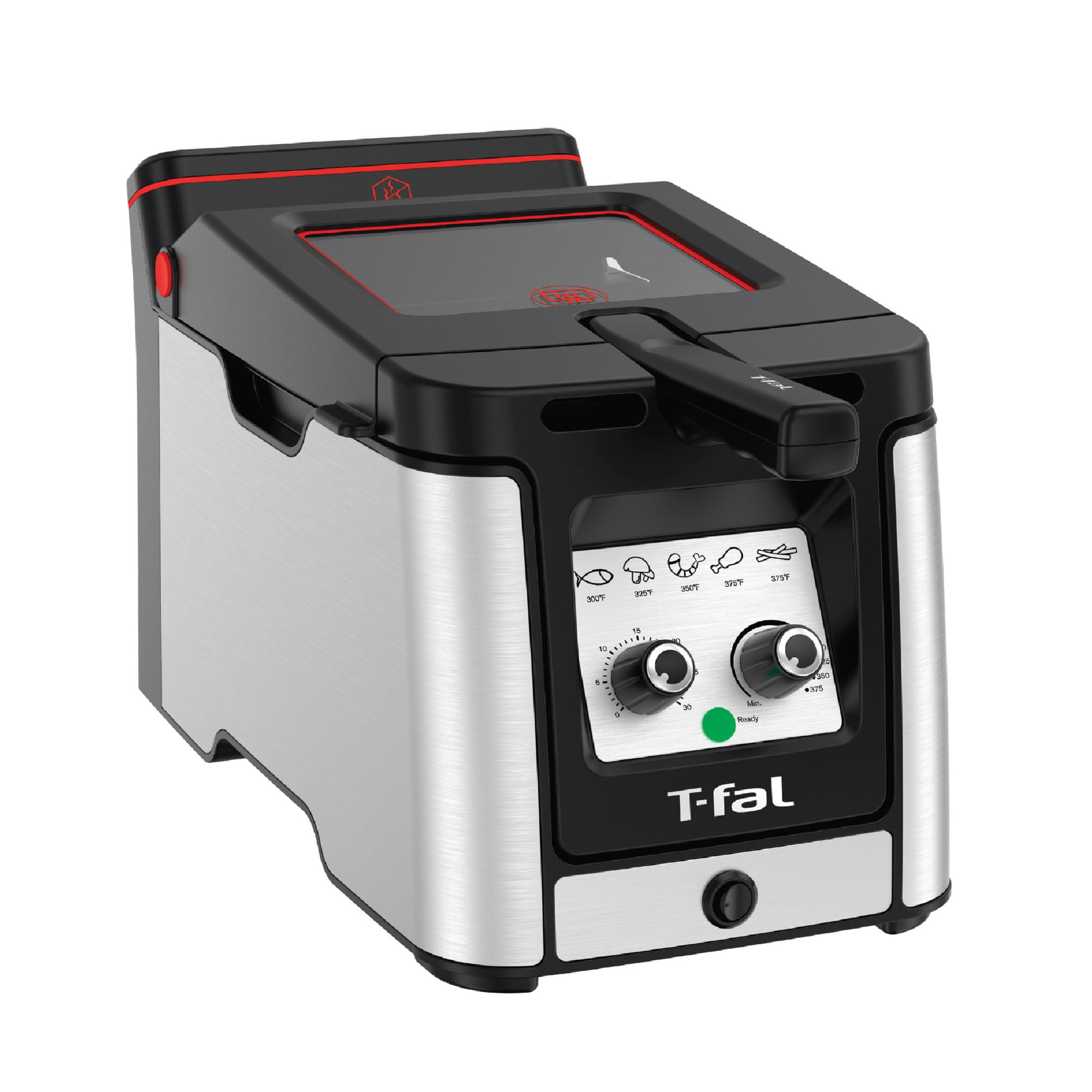 Compact Stainless Steel Electric Deep Fryer with Odor Reduction