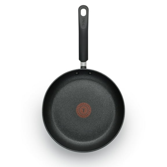 T-fal, Advanced with Titanium Advanced Nonstick, C56102, Metal Utensil Safe, Dishwasher Safe Cookware, 8" Fry Pan, Black
