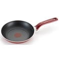 thumbnail image 1 of T-fal C51407 Excite Nonstick Thermo-Spot Dishwasher Safe Oven Safe Free Fry Pan Cookware, 12-Inch, Red, 1 of 4