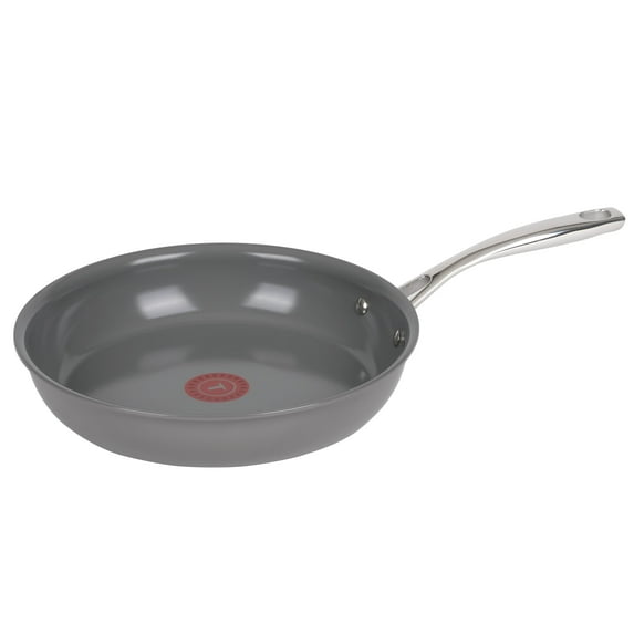 T-fal Ceramic Excellence, Nonstick Frypan, 12 Inch, Grey