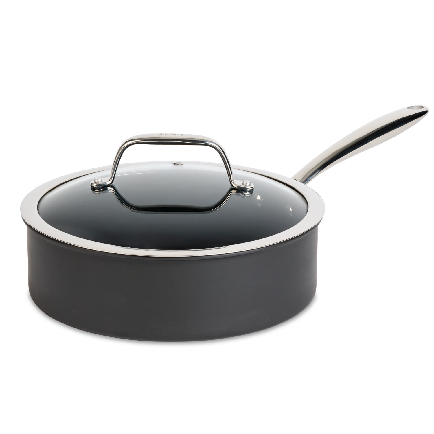 T−FAL FV4670J0 T-fal Hard Anodized with Ceramic Interior, 3 Quart Sauté Pan