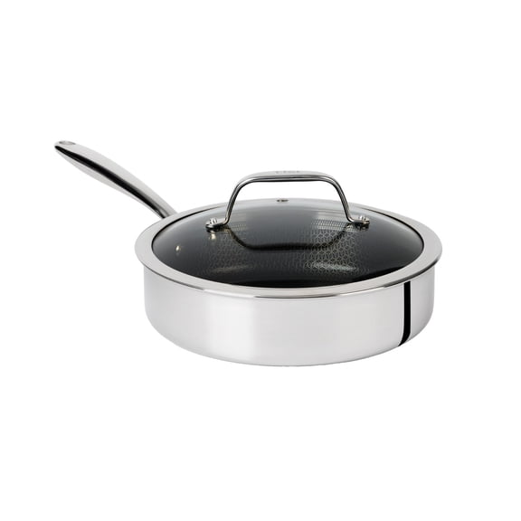 T-fal Ceramic HybridMesh Stainless Steel, 3 Quart Saut Pan