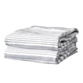 thumbnail image 1 of T-fal Dual-Sided Skipping Striped Kitchen Towels, 2-Pack, Graphite, 1 of 6