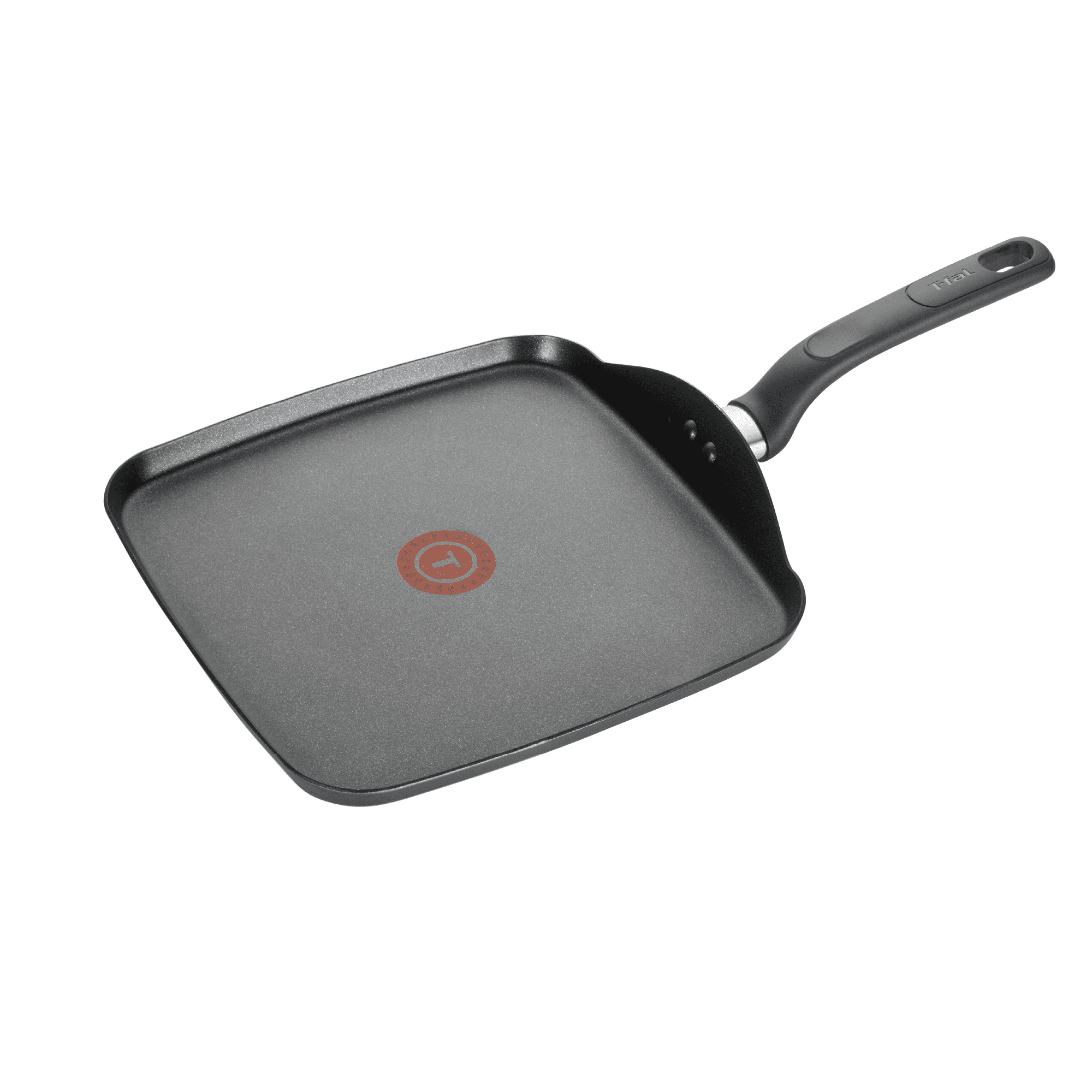 Goodful Aluminum Non-Stick Square Griddle Pan/Flat Grill, Made Without  PFOA, with Nylon Pancake Turner, Dishwasher Safe Cookware, 11 x 11,  Charcoal