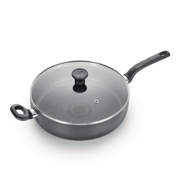 T-fal Easy Care Nonstick Cookware, Jumbo Cooker, 5 Quart, Grey