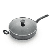 T-fal Easy Care Nonstick Cookware, Jumbo Cooker, 5 Quart, Grey