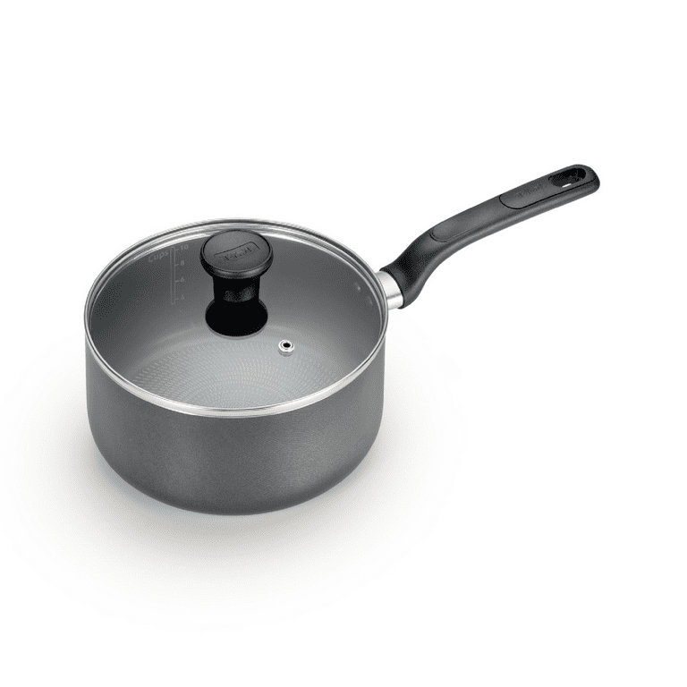 T-Fal Saucepan, with Measuring Marks, Covered, 2 Quart