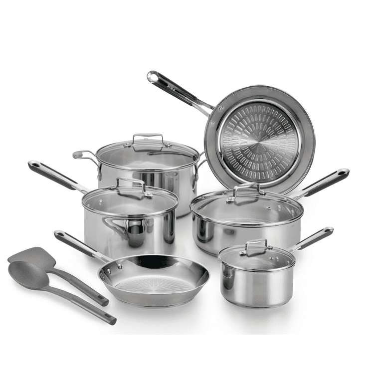 Dishwasher Safe Silver,T-fal Performa Stainless Steel Cookware Set 12 Piece  Induction Pots and Pans Home & Kitchen - AliExpress