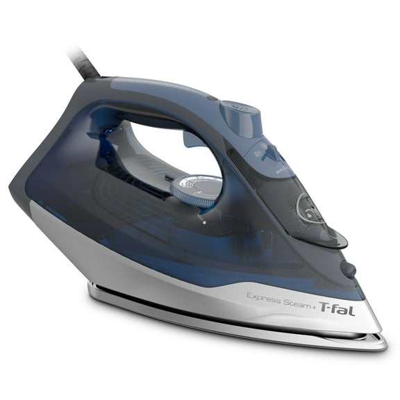 T-fal Express Steam+, Steam Iron, Durilium AirGlide Soleplate, Dark Blue